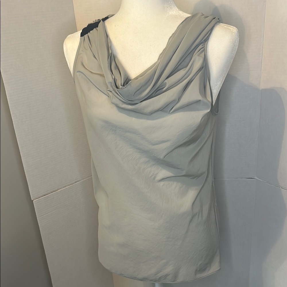 Modainternational Elegant Luxury Light Gray Women's Top XS